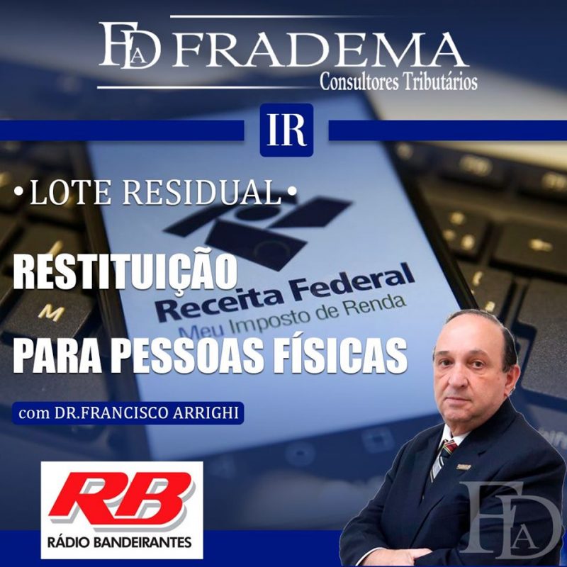 Fradema IR Restituição Fradema IR Restituição